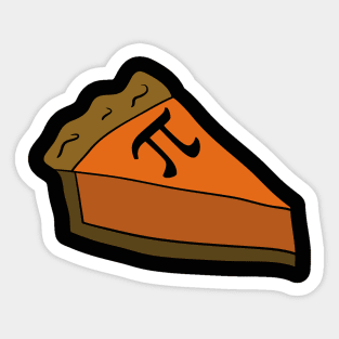 Pi Pumpkin Pie Pi day Sticker